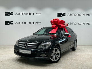 2007 Mercedes-Benz C-Класс 200 III (W204), чёрный, 859000 рублей, вид 1