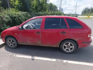 2007 Skoda Fabia I Рестайлинг, красный, 105000 рублей, вид 3
