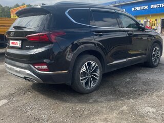 2019 Hyundai Santa Fe IV, чёрный, 4500000 рублей, вид 3