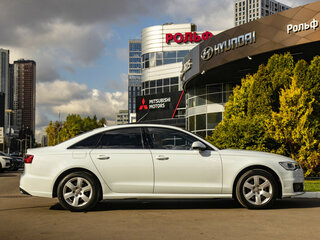 2015 Audi A6 IV (C7) Рестайлинг, белый, 2688000 рублей, вид 3