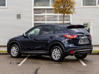 2017 Mazda CX-5 I Рестайлинг, синий, 1636000 рублей, вид 4