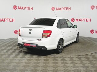 2018 Lada (ВАЗ) Granta Sport I, белый, 584000 рублей, вид 5