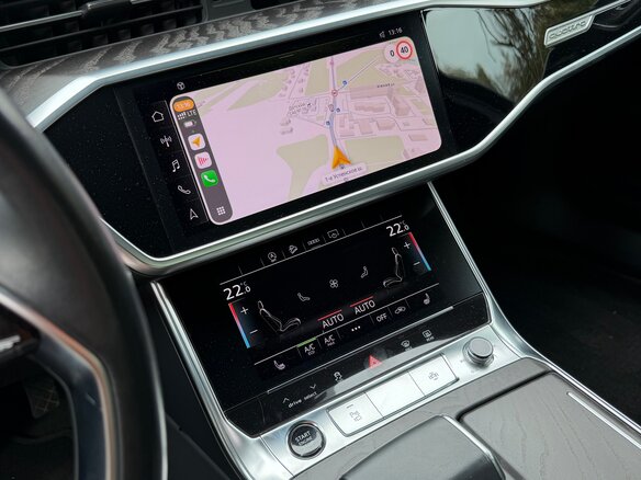 2021 Audi A6 45 TFSI V (C8), синий, 4900000 рублей - вид 8
