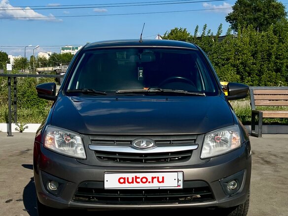 2016 Lada (ВАЗ) Granta I, коричневый, 465000 рублей - вид 1