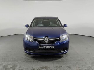 2017 Renault Logan II, синий, 855000 рублей, вид 2