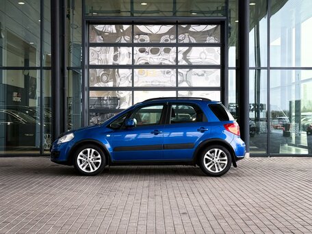 2011 Suzuki SX4 I (Classic) Рестайлинг, синий, 780000 рублей, вид 4