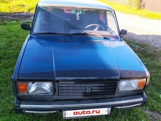 2004 Lada (ВАЗ) 2107, синий, 80000 рублей, вид 1
