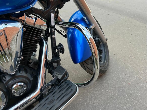 2010 Yamaha XVS950, синий - вид 2