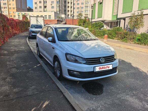 2019 Volkswagen Polo V Рестайлинг, белый - вид 3