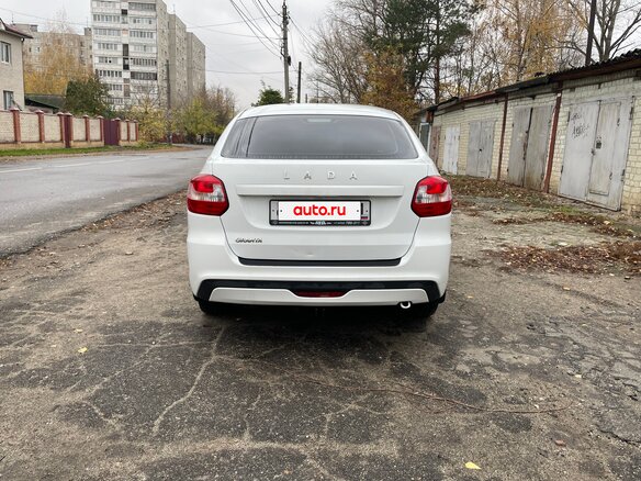2018 Lada (ВАЗ) Granta I Рестайлинг, белый, 420000 рублей - вид 5