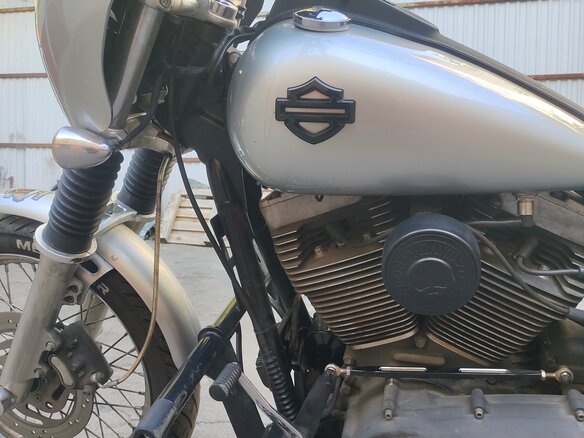 2007 Harley-Davidson Street Bob, серый, 800000 рублей - вид 7