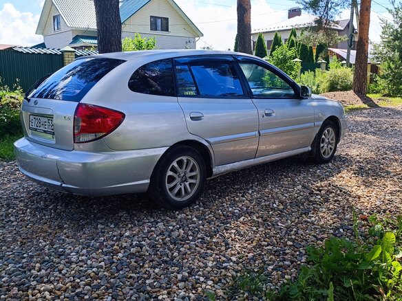 2004 Kia Rio I Рестайлинг, серебристый - вид 3