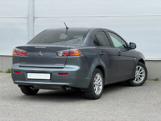 2011 Mitsubishi Lancer X Рестайлинг, серый, 910000 рублей, вид 4