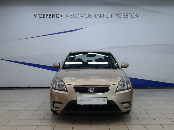 2011 Kia Rio II Рестайлинг, бежевый - вид 5