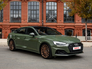 2021 Audi A5 Sportback 45 TFSI II (F5) Рестайлинг, зелёный, 4300000 рублей, вид 5