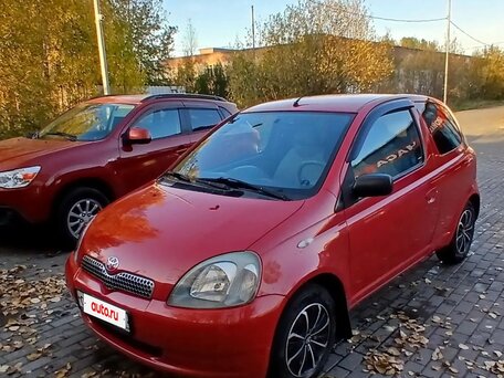 2000 Toyota Yaris I, красный, 430000 рублей, вид 1