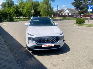 2021 Hyundai Santa Fe IV Рестайлинг, белый, 3800000 рублей, вид 2