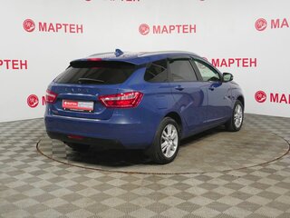 2018 Lada (ВАЗ) Vesta SW I, синий, 1030000 рублей, вид 5