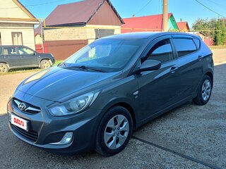 2011 Hyundai Solaris I, чёрный, 600000 рублей, вид 1