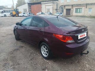 2011 Hyundai Solaris I, фиолетовый, 699000 рублей, вид 4