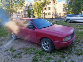 1990 Audi 80 IV (B3), красный, 90000 рублей, вид 1