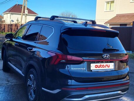 2021 Hyundai Santa Fe IV Рестайлинг, чёрный, 3041000 рублей, вид 3