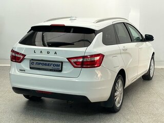 2019 Lada (ВАЗ) Vesta SW I, белый, 890000 рублей, вид 4