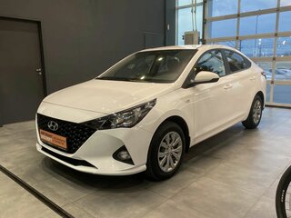 2021 Hyundai Solaris II Рестайлинг, белый, 1499000 рублей, вид 1