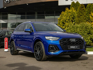 2021 Audi Q5 L 40 TFSI II (FY) Рестайлинг, синий, 4118000 рублей, вид 2