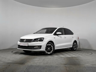 2015 Volkswagen Polo V Рестайлинг, белый, 890000 рублей, вид 1