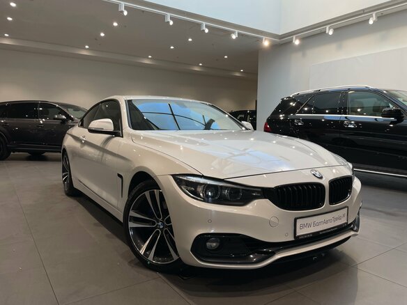 2019 BMW 4 серии 420i F32/F33/F36 Рестайлинг, белый, 2898000 рублей - вид 2