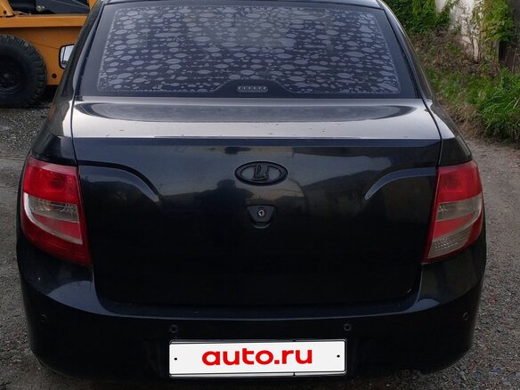 2012 Lada (ВАЗ) Granta I, чёрный, 270000 рублей - вид 1