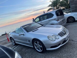 2002 Mercedes-Benz SL-Класс 500 5-speed V (R230), серебристый, 2600000 рублей, вид 3