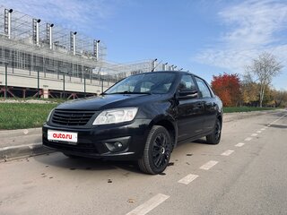 2017 Lada (ВАЗ) Granta I, чёрный, 450000 рублей, вид 3