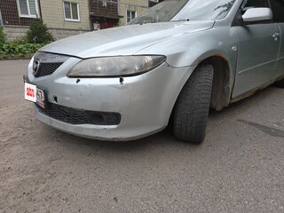 2005 Mazda 6 I (GG), серебристый, 150000 рублей, вид 1