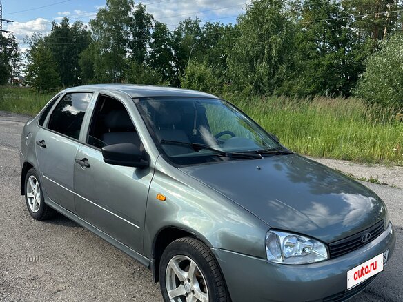 2009 Lada (ВАЗ) Kalina I, серебристый, 175000 рублей - вид 3