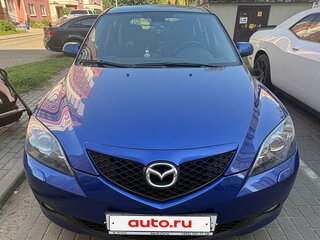 2008 Mazda 3 I (BK) Рестайлинг, синий, 750000 рублей, вид 1
