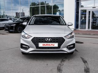 2019 Hyundai Solaris II, серебристый, 1210000 рублей, вид 4