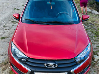 2022 Lada (ВАЗ) Granta I Рестайлинг, красный, 900000 рублей, вид 3
