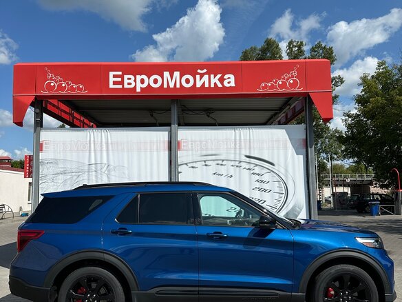 2021 Ford Explorer VI, синий, 2970000 рублей - вид 4