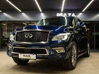 2016 Infiniti QX80 I Рестайлинг, синий, 3199000 рублей, вид 5