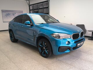 2018 BMW X6 30d II (F16), голубой, 4650000 рублей, вид 3