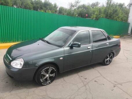 2008 Lada (ВАЗ) Priora I, зелёный, 330000 рублей, вид 1