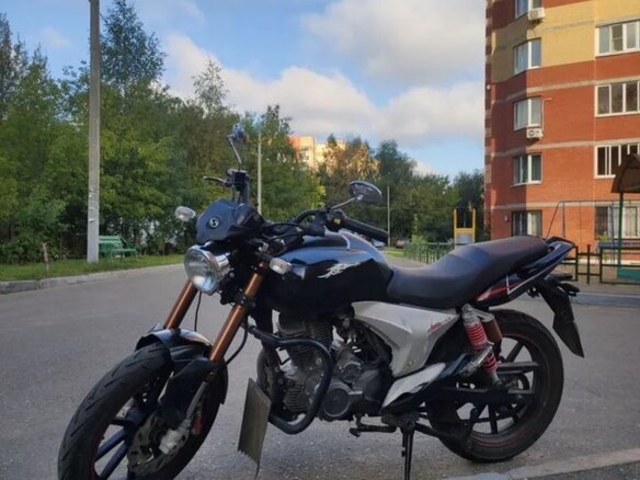 2014 Stels Flame 200, чёрный, 97000 рублей - вид 2