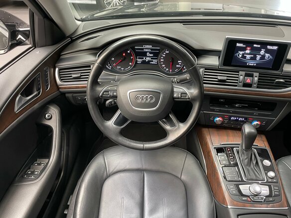 2016 Audi A6 IV (C7) Рестайлинг, чёрный - вид 13