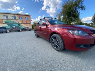 2008 Mazda 3 I (BK) Рестайлинг, красный, 640000 рублей, вид 3