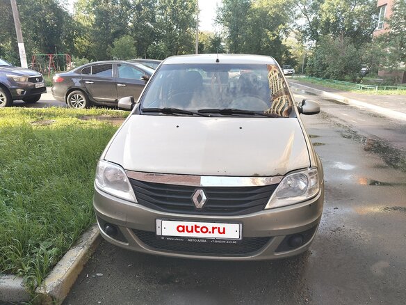 2011 Renault Logan I Рестайлинг, бежевый - вид 7