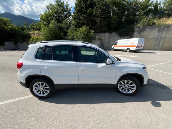 2012 Volkswagen Tiguan I Рестайлинг, белый - вид 3