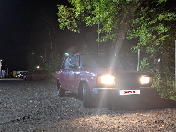 2000 Lada (ВАЗ) 2107, пурпурный, 130000 рублей - вид 18