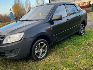 2012 Lada (ВАЗ) Granta I, чёрный, 190000 рублей, вид 2